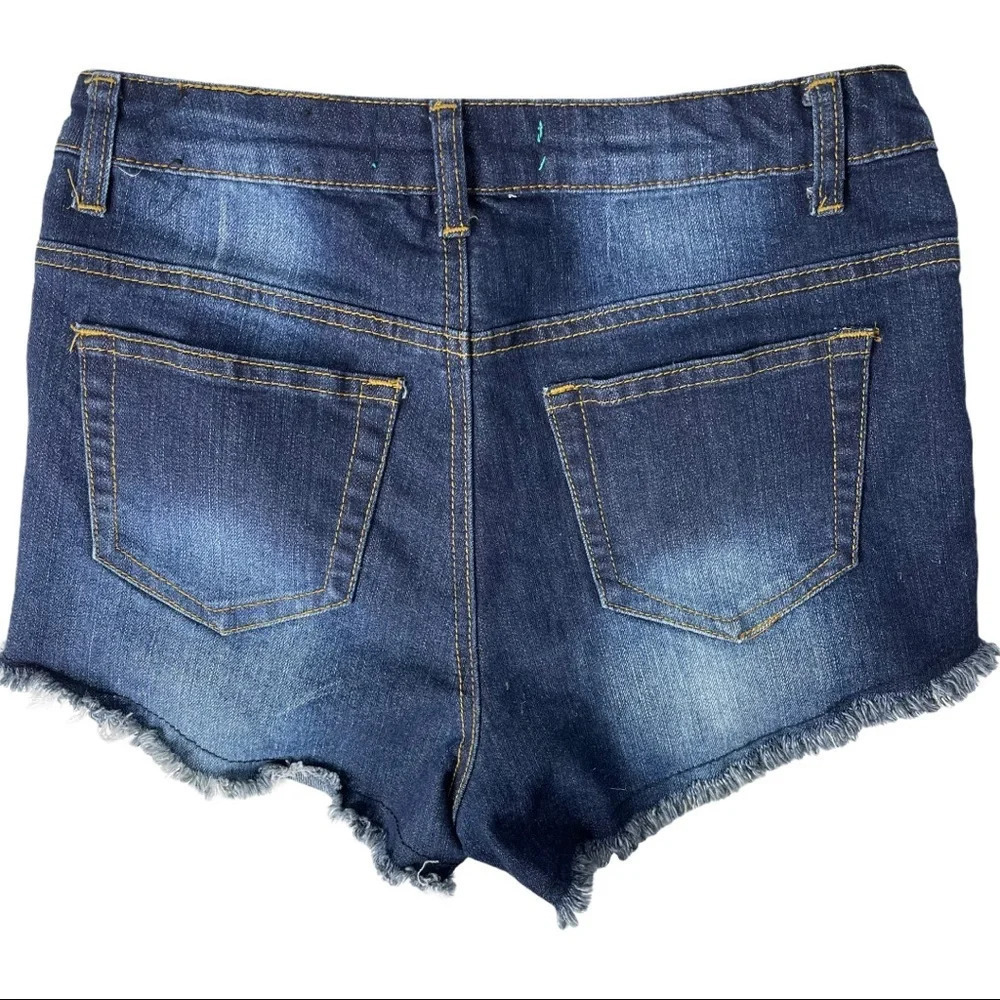 🛍️ 3/$40 Urban Planet Ultra High Rise Shorts Denim Shorts Blue Size 5 - Picture 2 of 4